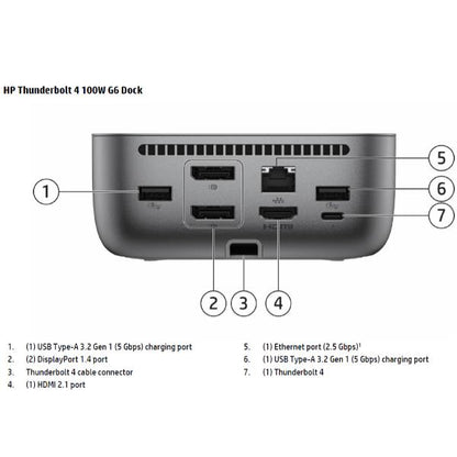 Dock HP Thunderbolt 4 100 W G6 [9X472UT#ABZ]