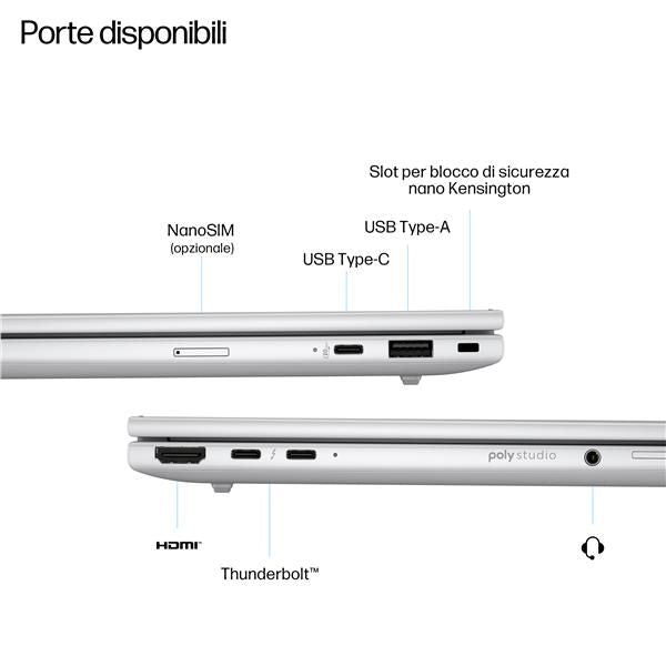 HP EliteBook 8 G1i 14 inch Notebook AI PC Wolf Pro Security Edition [D40WDAT#ABZ]