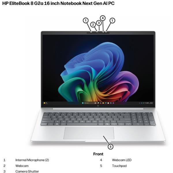 EliteBook 8 G2a 16 Notebook Next Gen AI PC [DL5Q4AT#ABZ]