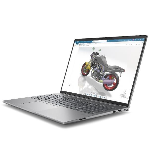 HP DK1L1ET laptop Copilot+ PC Intel Core Ultra 7 356H 40,6 cm (16") WUXGA 32 GB DDR5-SDRAM 1 TB SSD NVIDIA RTX PRO 1000 Blackwell Wi-Fi 7 (802.11be) Windows 11 Pro AI Workstation, AI PC Argento [DK1L1ET#ABZ]