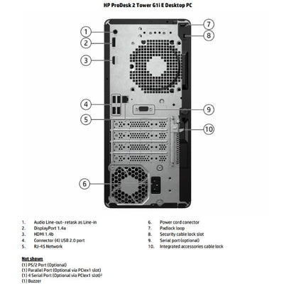 ProDesk 2 Tower G1i E (gar. 3 anni onsite) [B70YXAT#ABZ]