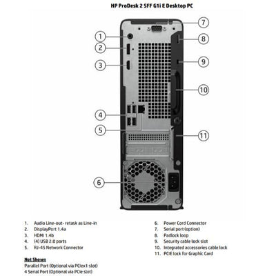 ProDesk 2 SFF G1i E (gar. 3 anni onsite) [B70Z3AT#ABZ]