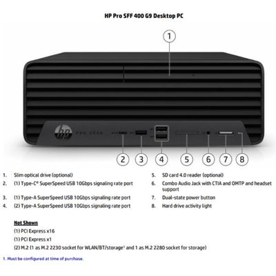 Pro Small Form Factor 400 G9 (gar. 2 anni onsite) [D7JX1AT#ABZ]
