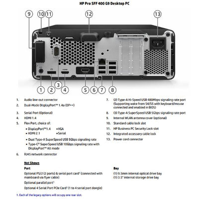 Pro Small Form Factor 400 G9 (gar. 2 anni onsite) [D7JX1AT#ABZ]