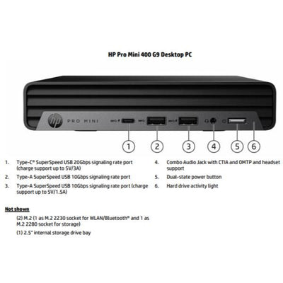 Pro Mini 400 G9 ( gar. 2 anni onsite) [D5BD6AT#ABZ]