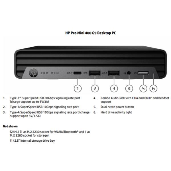 Pro Mini 400 G9 ( gar. 2 anni onsite) [D5BD6AT#ABZ]