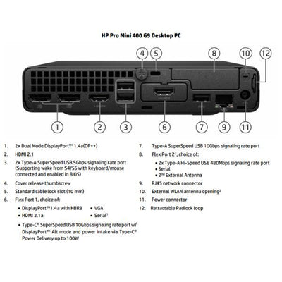 Pro Mini 400 G9 ( gar. 2 anni onsite) [D5BD8AT#ABZ]