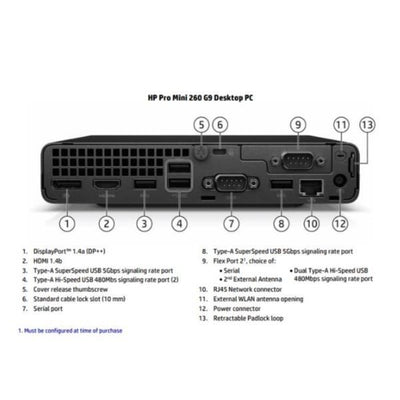 Pro Mini 260 G9 (special edition gar. 2 anni onsite) [D57KSEA#ABZ]