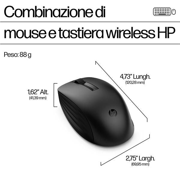 Kit Mouse e Tastiera wireless HP 655 [4R009UT#ABZ]