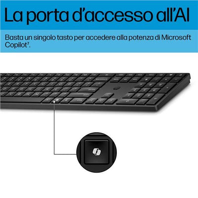 Kit Mouse e Tastiera wireless HP 655 [4R009UT#ABZ]