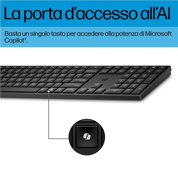 Kit Mouse e Tastiera wireless HP 655 [4R009UT#ABZ]