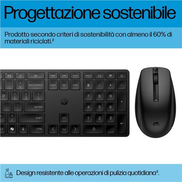 Kit Mouse e Tastiera wireless HP 655 [4R009UT#ABZ]