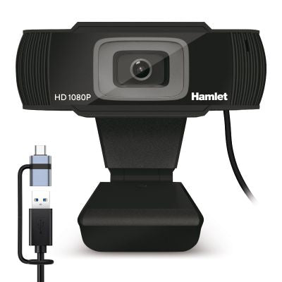 WEBCAM 1080P FULL HD - USB-A + USB-C [HWCAM1080-CX]