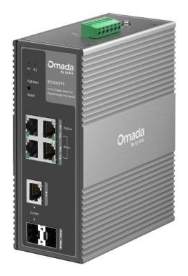 OMADA 6-PORT GIGABIT INDUSTRIAL EASY MANAGED SWITC [IES206GPP]