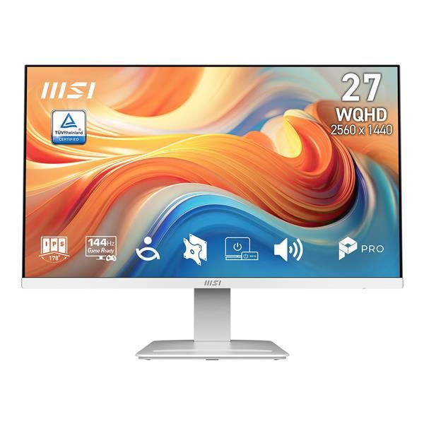 MSI MONITOR 27 LED IPS WQHD 16:9 144Hz 1ms, BIANCO [PRO MP273QW E14]