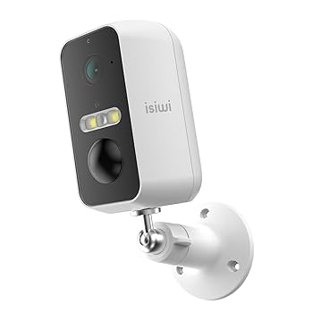 ISIWITELECAMERA A BATTERIA WIRELESS FLIP 2K BULLET FISSA PER ESTERNO IR LED E SHOWCOLOR AUDIO BIDIRE [ISW-BBTR-3M]