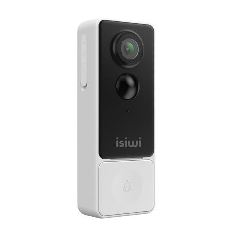 ISIWI CAMPANELLO A BATTERIA WIRELESS DLIN+ 2K - 5200 MAH - PIR - SD CARD - AUDIO BIDIREZIONALE [ISW-ITCBT3MP]