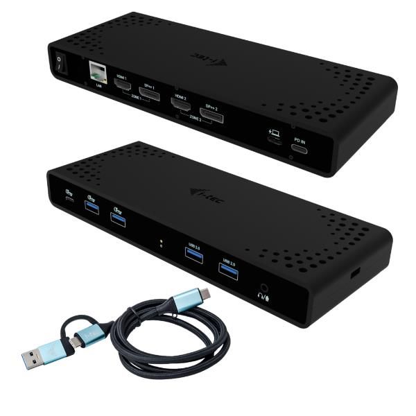 I-TEC UNIVERSAL DUAL 4K DISPLAY DOCKING STATION, PD 85W [CADUA4KDOCKPDB]