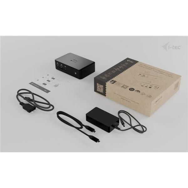 Docking station Thunderbolt5 Quattro Display, 5 porte USB, 2,5 GLAN con Alimentatore 140 W [TB5QUATTRODOCKPD]