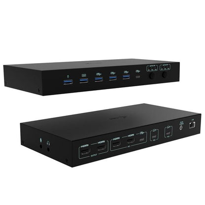 I-TEC DOCKING STATION USB-C KVM PER 3 HOSTS, DUAL DISPLAY, POWER DELIVERY 1X 92W/2X 65W [C31KVMDOCKPDPRO]