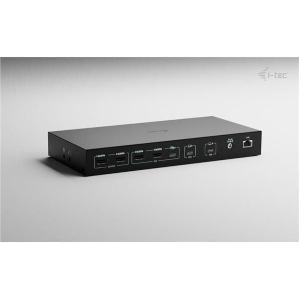 I-TEC DOCKING STATION USB-C KVM PER 3 HOSTS, DUAL DISPLAY, POWER DELIVERY 1X 92W/2X 65W [C31KVMDOCKPDPRO]