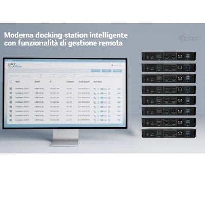 DOCK UNIVERSALE INTELLIGENT Doppio Monitor 2x DP, 2x HDMI, PD 100W con alimentatore [CAINTGDUAL4KDOCPDIT]