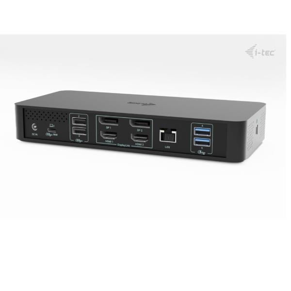 i-tec Universal Intelligent Dual Display Docking Station + Power Delivery 100W [CAINTGDUAL4KDOCPDIT]