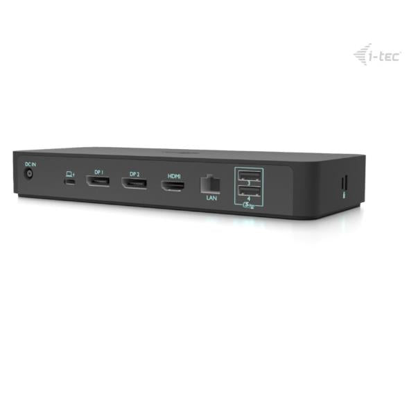 I-TEC USB-C DOCKING STATION INTELLIGENT 3 DISPLAY, POWER DELIVERY 100W, IT [C31INTGTRI4KDOCPDIT]