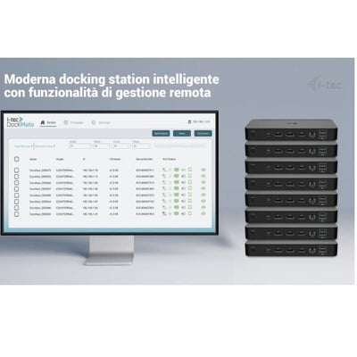 USB-C DOCK INTELLIGENT TRIPLO MONITOR 2x DP, 1x HDMI, PD 100W con alimentatore [C31INTGTRI4KDOCPDIT]
