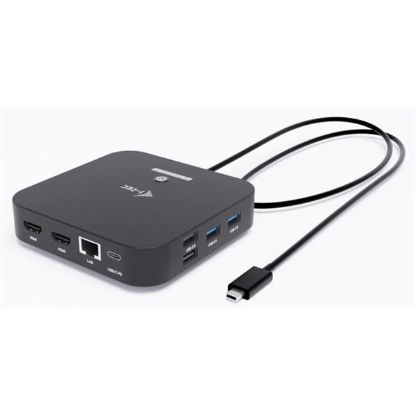 I-TEC DOCKING STATION USB-C DUAL HDMI CON POWER DELIVERY 100 W PIU CARICATORE 100W [C31DUALHDMIDPD100]