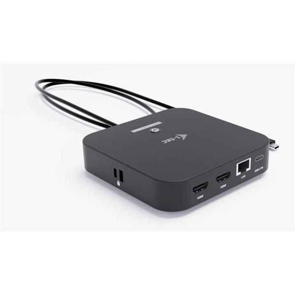 I-TEC DOCKING STATION USB-C DUAL HDMI CON POWER DELIVERY 100 W PIU CARICATORE 100W [C31DUALHDMIDPD100]