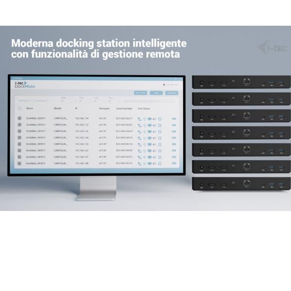 DOCK THUNDERBOLT 4 Doppio display (2xDP, 1xTB4) +5xUSB+ Power Delivery da 90 W con alimentatore [TB4INTGDUAL4KDOCPDIT]