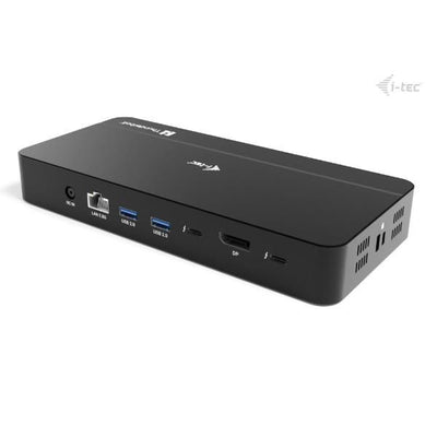 I-TEC THUNDERBOLT 5 Triplo Display, PD140W con alimentatore, Slot M.2 NVMe per espandere lo storage fino a 7000 MB/s [TB5TRIPLEDOCKM2PDIT]