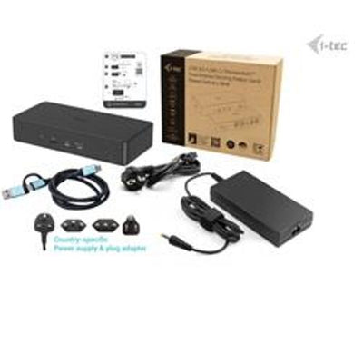 DOCKING STATION UNIVERSALE USB 3.0 / USB-C / TB Doppio Monitor (2xDP+2xHDMI) + PD100W con Alimentatore [CADUAL4KDOCKPD2IT]