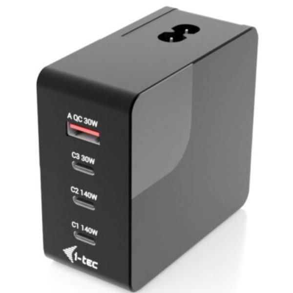 UNIVERSAL CHARGER USB (3USB-C, 1USB-A) potenza uscita fino a 140W [CHARGER-INTG140W]