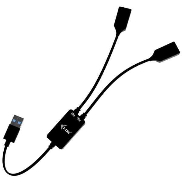 i-tec USB-A Cable HUB 2 port (2x USB-A) [U3CBLHUB2A]