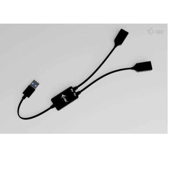 i-tec USB-A Cable HUB 2 port (2x USB-A) [U3CBLHUB2A]
