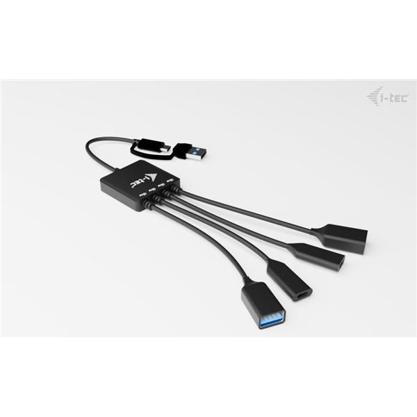 I-TEC CAVO HUB USB-C/USB-A 4 PORTE 2X USB-C, 2X USB-A [CACBLHUB2A2C]