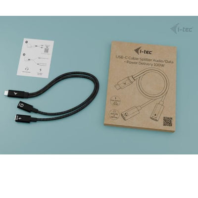 Splitter CAVO USB-C i-tec Audio/Dati + PD 100W [C31DUALSPLITTERCBLPD]