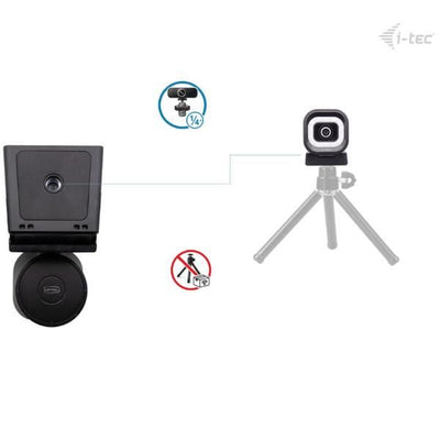 I-TEC SOLOMON 700 STREAM 4K WEBCAM WITH RING LIGHT [CAMSOLOMON4K700]