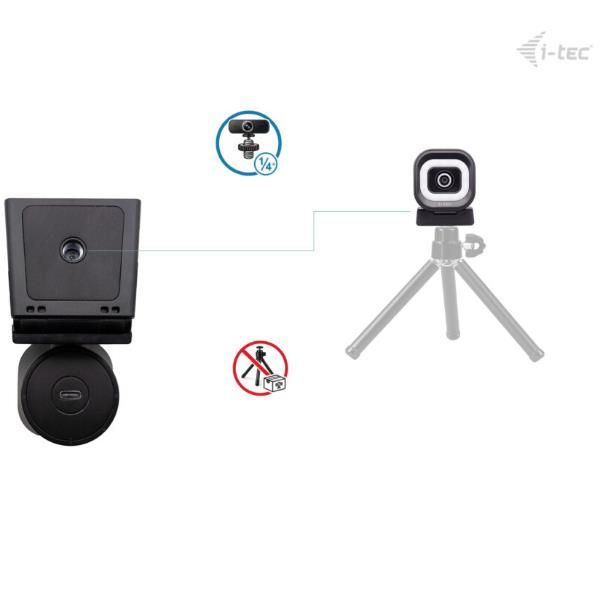 WEBCAM SOLOMON700 STREAM 4K con luce LED integrata [CAMSOLOMON4K700]