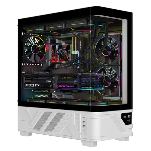 ITEK CASE NETRON CURVED GAMING TOWER ATX 3x12CM ARGB FAN 2xUSB3 TYPE-C TEMP GLASS SIDE FRONT PAN [ITGCANTC01]