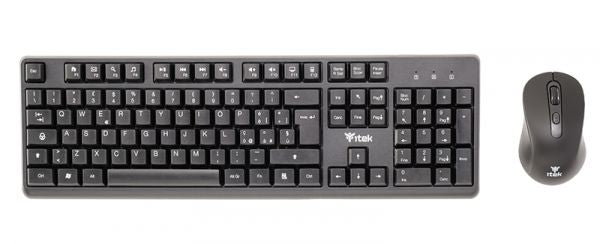 TASTIERA + MOUSE ITEK DEC W01 - WIRELESS 2.4G [ITKMDECW01]
