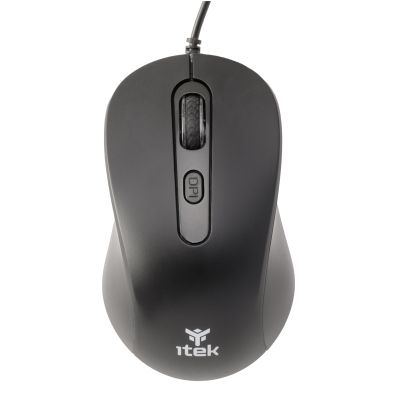 MOUSE ITEK CLK C01 - USB, OTTICO, 3600DPI [ITMOCLKC01]