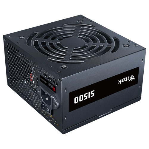 ITEK ALIMENTATORE SI500 - 500W, EFFICIENZA 80+, PFC ATTIVO, 12CM SILENT FAN [ITPSESI500]