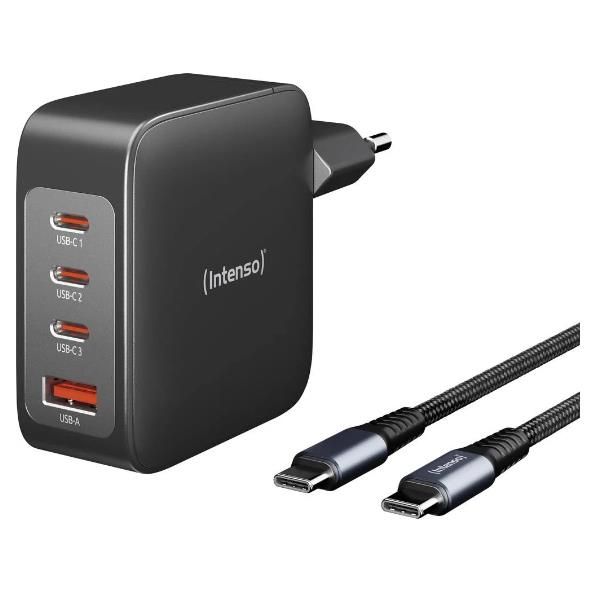 INTENSO POWER ADAPTER INCLUDING CHARGING 140W + DATA CABLE NYLON 2,0M [7814010]
