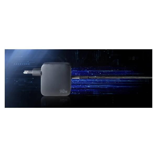 INTENSO POWER ADAPTER INCLUDING CHARGING 140W + DATA CABLE NYLON 2,0M [7814010]