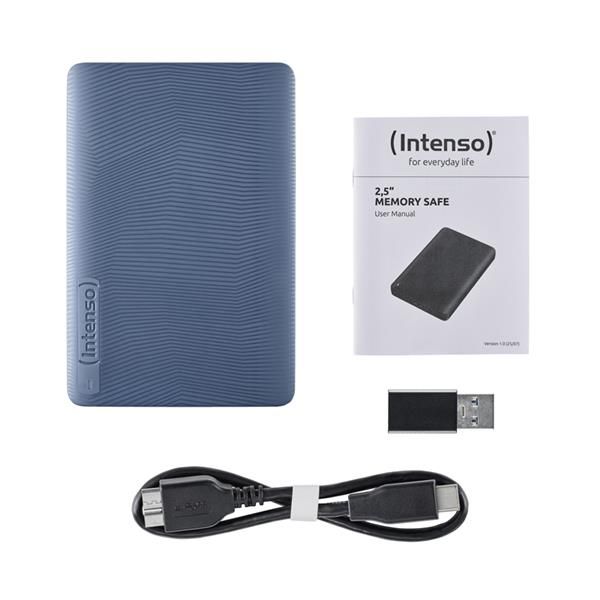 INTENSO HDD ESTERNO MEMORY SAFE 2TB 2,5 USB 3.2 BLU [6029585]