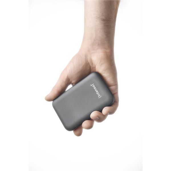 INTENSO POWER MAGNETIC POWER BANK GRIGIO 1000MAH CON CAVO DI RICARICA USB-C INTEGRATO [7333034]