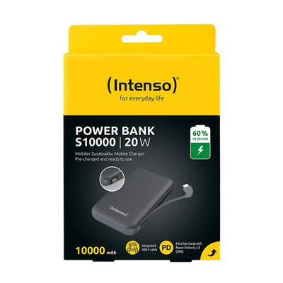 INTENSO POWER MAGNETIC POWER BANK GRIGIO 1000MAH CON CAVO DI RICARICA USB-C INTEGRATO [7333034]